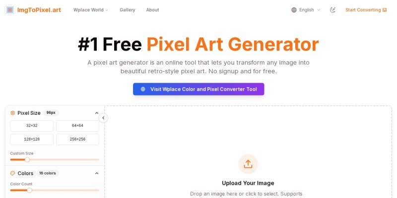 image to pixel
